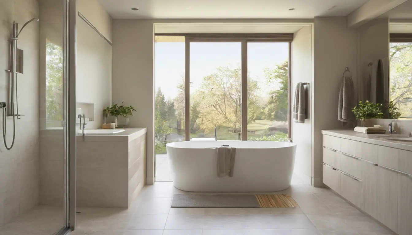 A bright, accessible bathroom with a walk-in tub in Kent